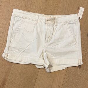 NWT Anthropologie Cream Relaxed Women's Shorts size 29